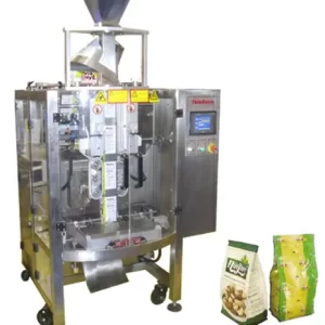 Designed to automatically package free flowing food and chemical products, etc.